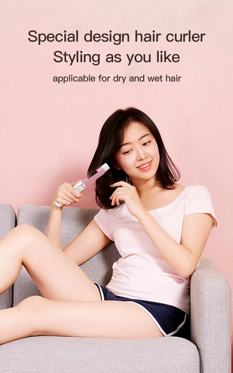 Mini New Design Portable Curling Iron Hair Iron Showcase