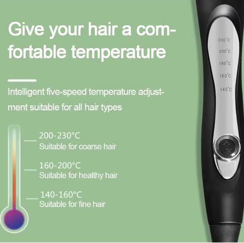 Portable Ceramic Hair Curler with Quick Bubble Design Electric Heat Curling Iron New Gourd Quick Curling Wand