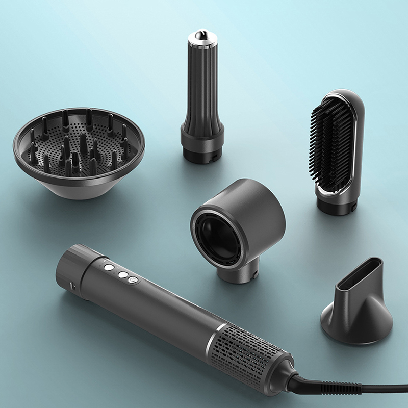 5 in 1 Hot Air Brush Set Automatic Hair Curler