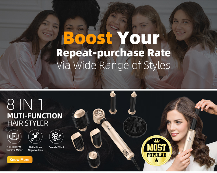 Hot Air Styler Comb Series