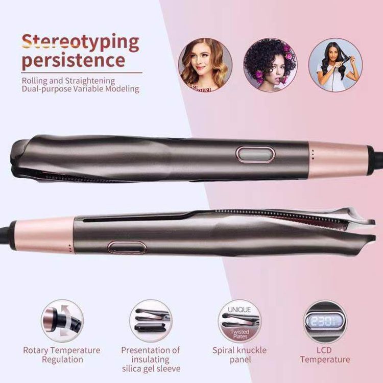 Profession a Automatic Hair Curler Straight Roll Double - Use Spiral Hairdressing Styling Automatic Curling Iron