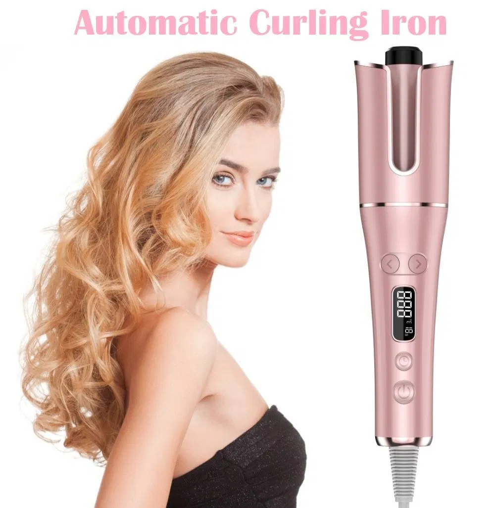 Ceramic Ionic Automatic Hair Curling Iron Anti-Stuck Auto Rotating Curling Wand Hair Curler