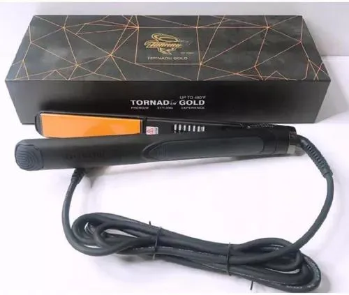 Tornado Hair Straightener Flat Iron, Curling Iron Curler Titaniumm Fast Heating Adjustable