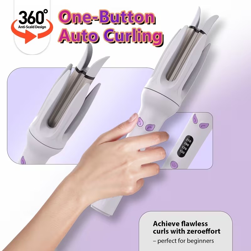 Fully Automatic Hair Curling Iron 28mm Constant Temperature Design Four-level Temperature Control Negative Ion Hair Care