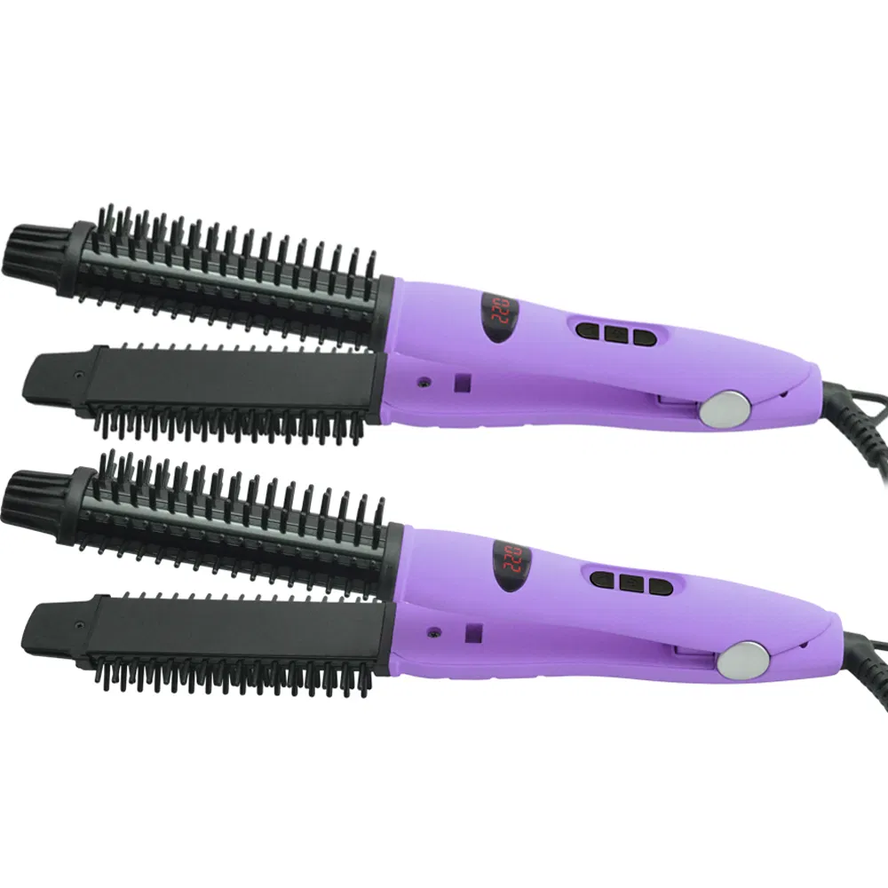 New Design Cheap Dual Voltage Digital Curling Iron with Brush
