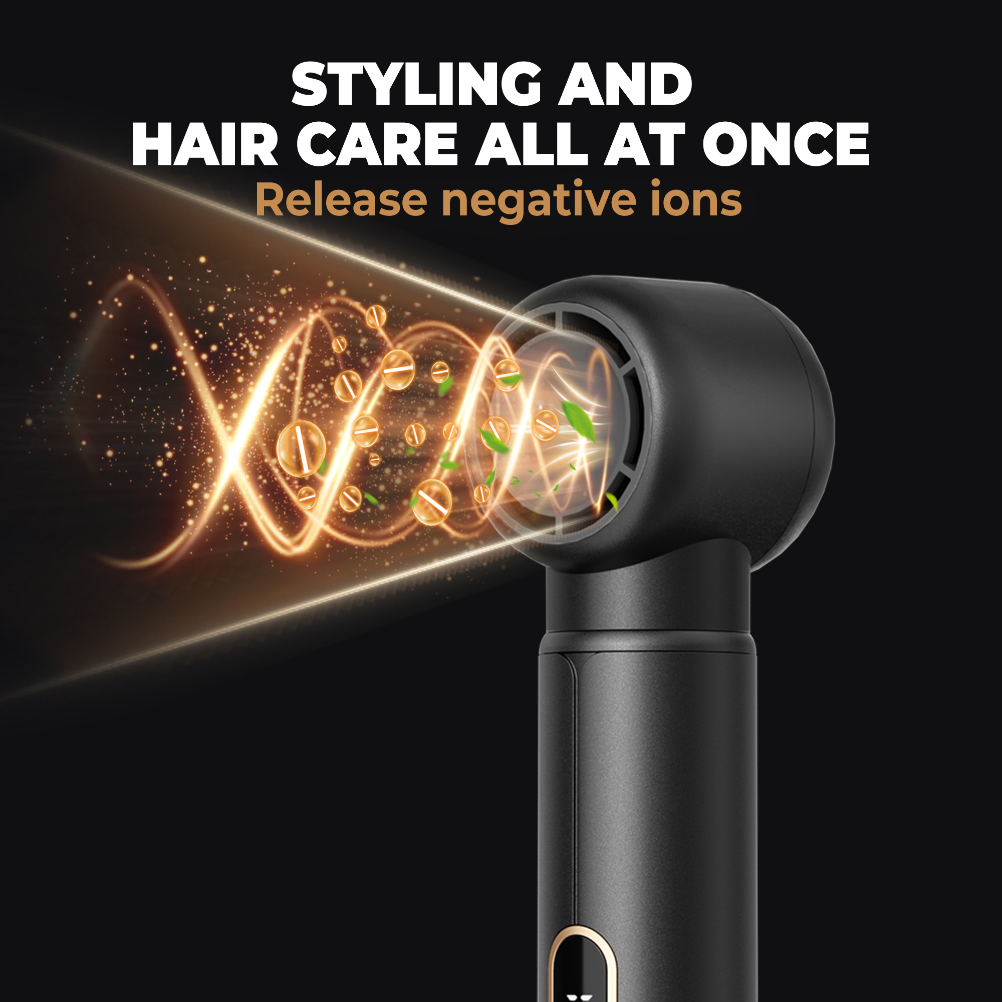 Professional 5 in 1 Salon Hair Styler High Speed Ionic Hair Dryer Brush Straightening Comb Curling Blow Dryer Hair Styling Tools