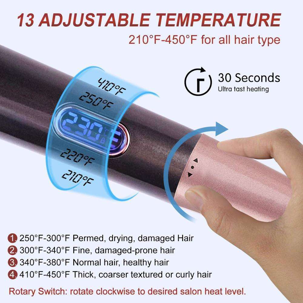 Profession a Automatic Hair Curler Straight Roll Double - Use Spiral Hairdressing Styling Automatic Curling Iron