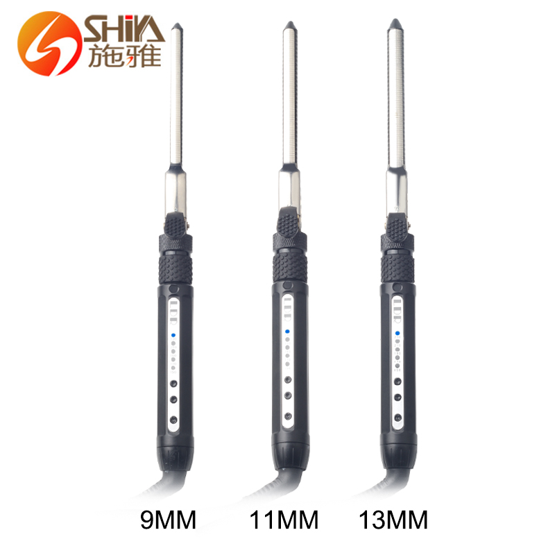 7mm Manual Rotating Wand Iron Automatic Curling Iron Professional Man Short Hair for Men Hair Curler Machine Roller
