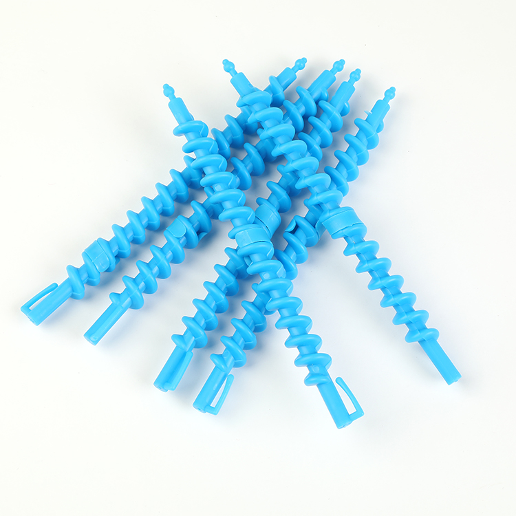 Wholesale Custom 12Pcs/Bag Spiral Perm Rods Plastic Heatless Hair Rollers Hairdressing Styling Curling Rods