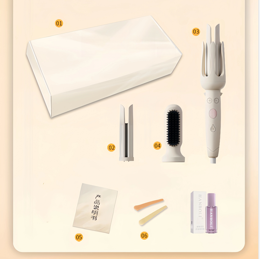 Multifunctional Tourmaline Ceramic Heating Electric Hair Styling Iron for Styling Curling Hair
