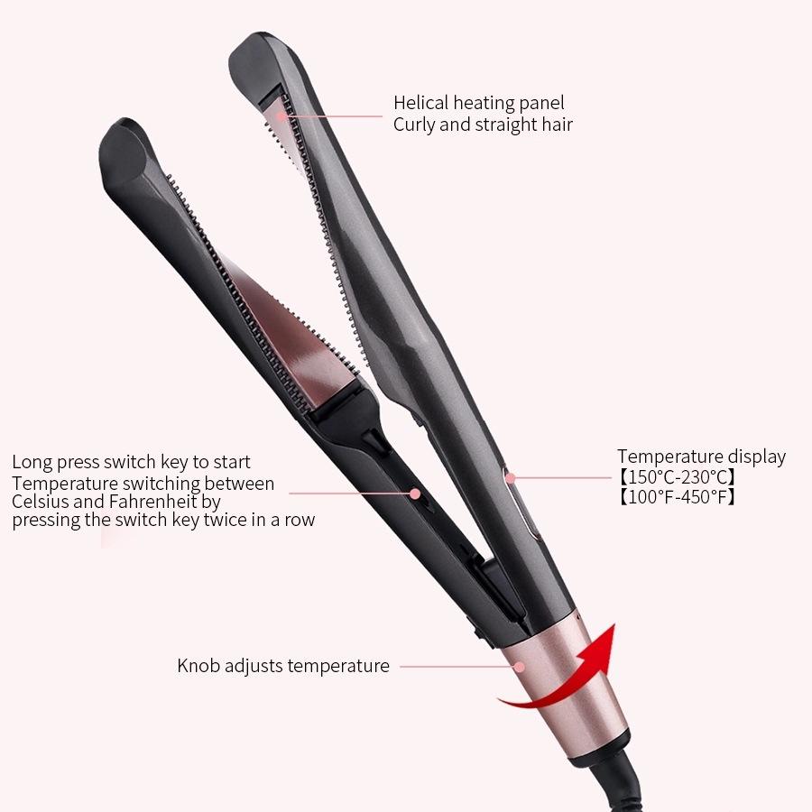 Profession a Automatic Hair Curler Straight Roll Double - Use Spiral Hairdressing Styling Automatic Curling Iron