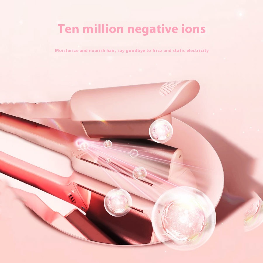 Fast Heating PTC Ceramic Tech 28mm Curling Iron LCD Display Hair Curler for Lasting 3D Curls Salon Styling Tool Water Wave