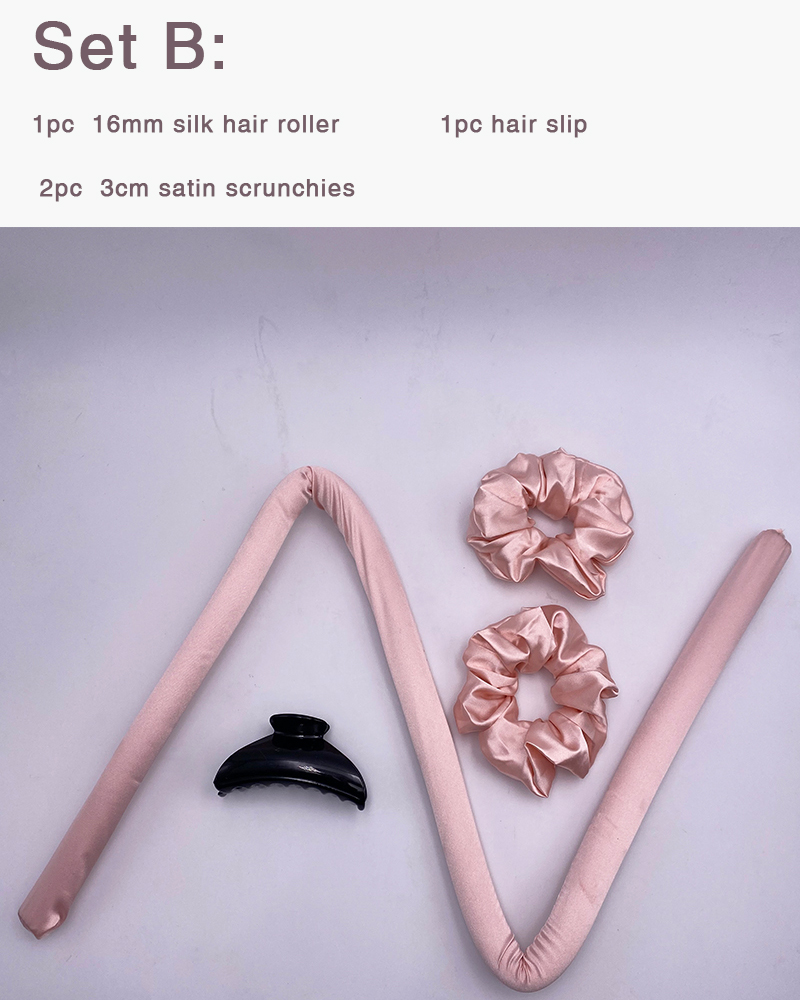 Heatless hair roller style 8