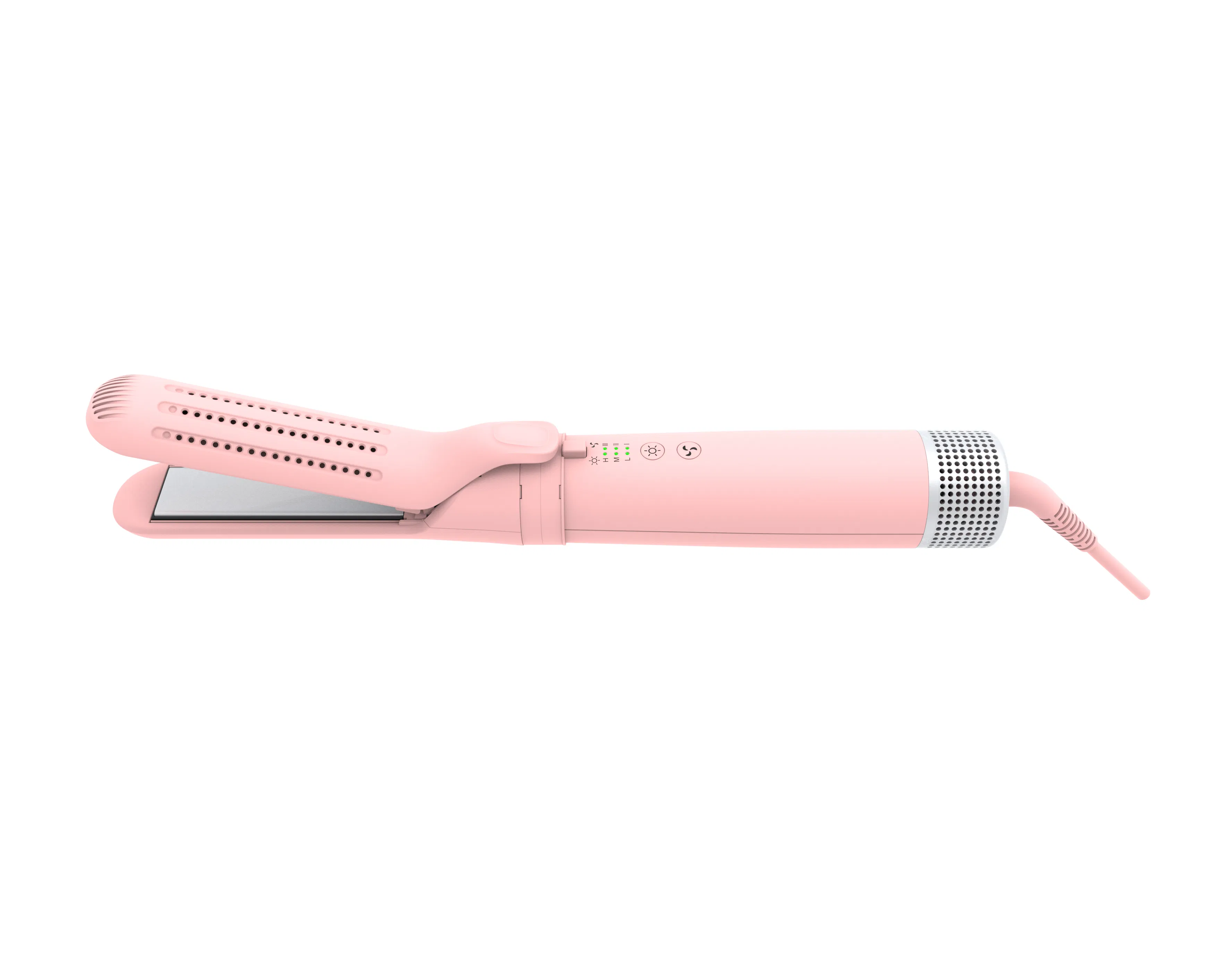 Custom Professional Multi-Function Interchangeable Hair Curler Private Label Wholesale 3 in 1 Curling Straightening Brush Iron