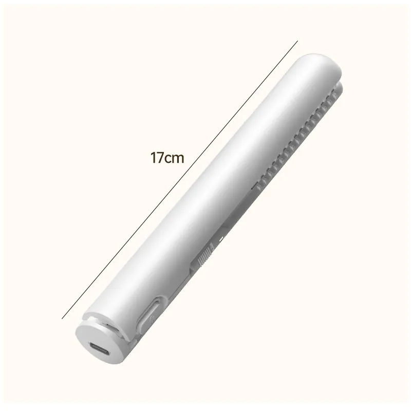 USB-Powered Mini Dual Styler Portable Straightener Curler Iron Curling Iron