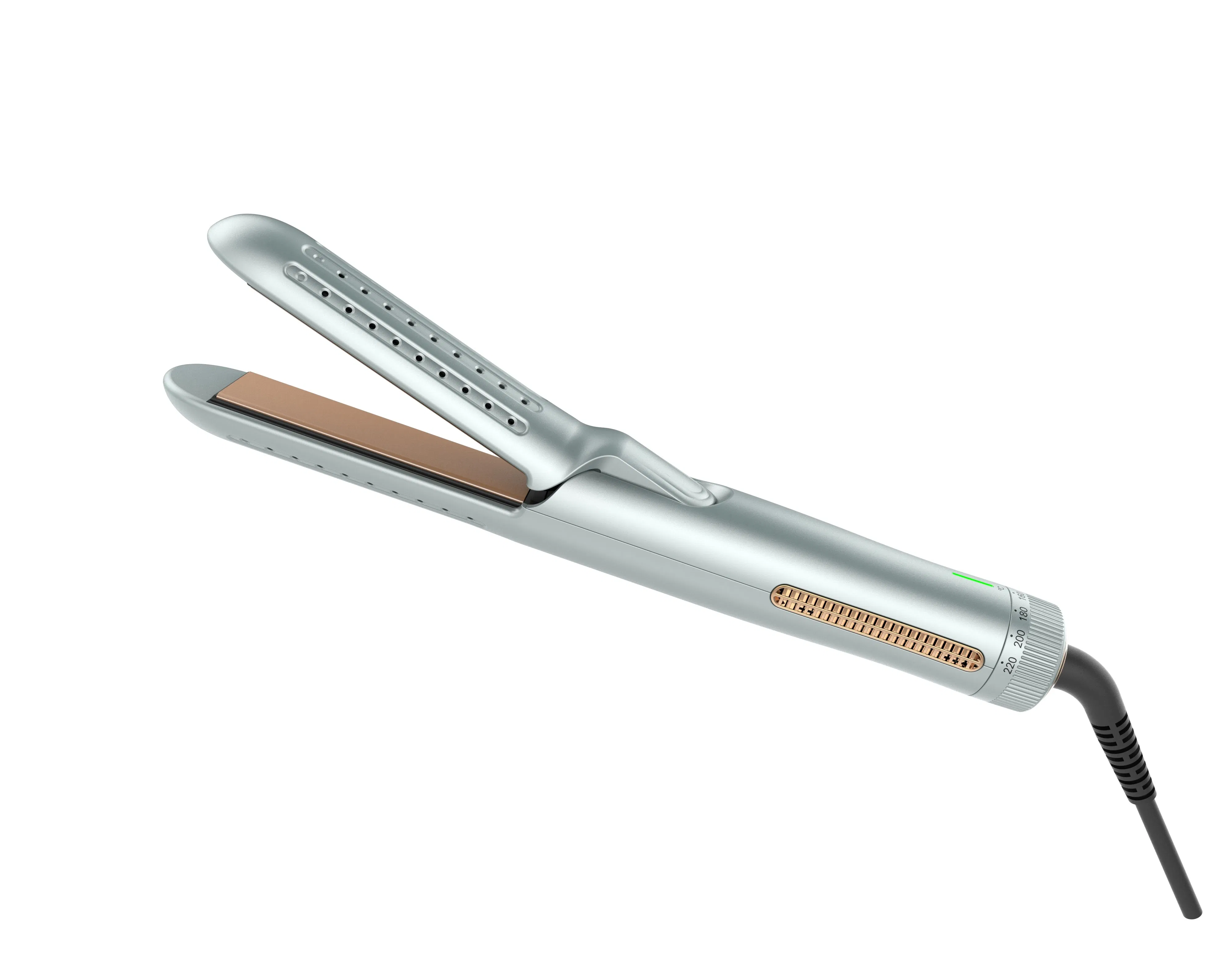 Customized 360° Airflow Styler Curling Iron, Professional Curing Wand with Cool Air, Adjustable Temps, Dual Voltage for Long Hair