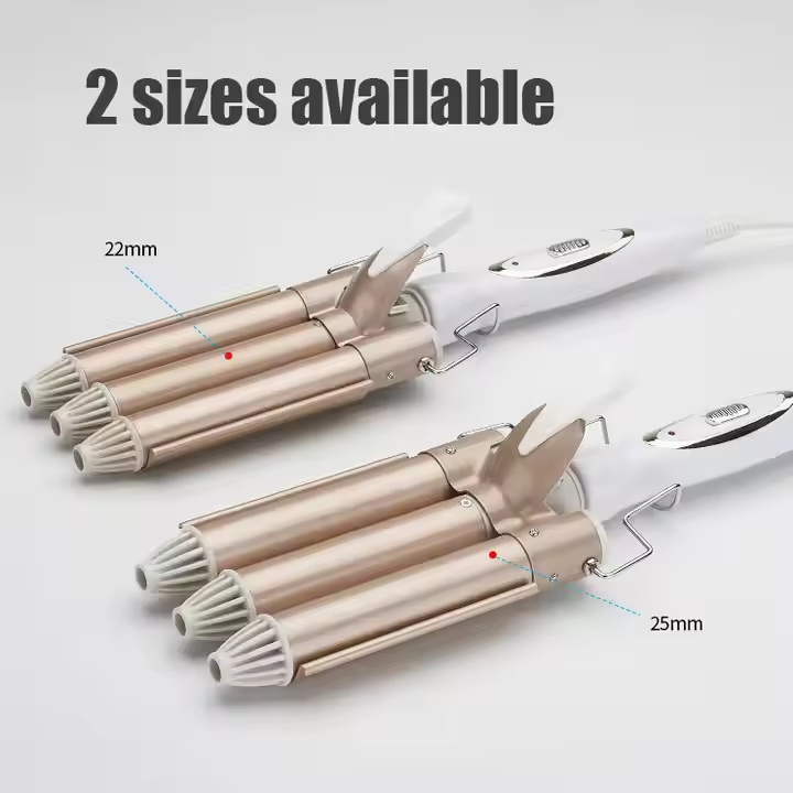 Fast Heating Ceramic PTC Hair Styling Tool Automatic Hair Curler Stick Electric Curler Portable Big Wave Rotating Hair Curling