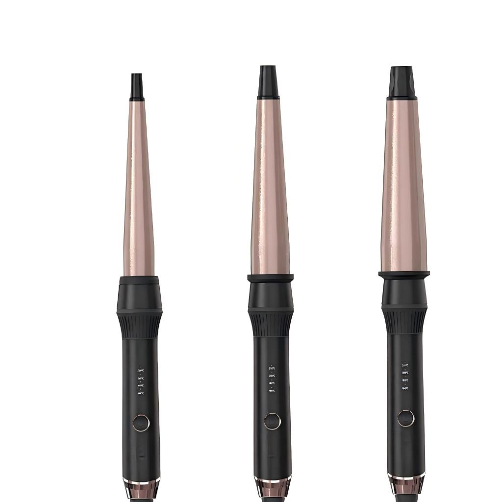 Long Length Smart Ceramic Rechargeable Hair Curling Iron Tourmaline Stone Ceramic Spiral Curling Iron