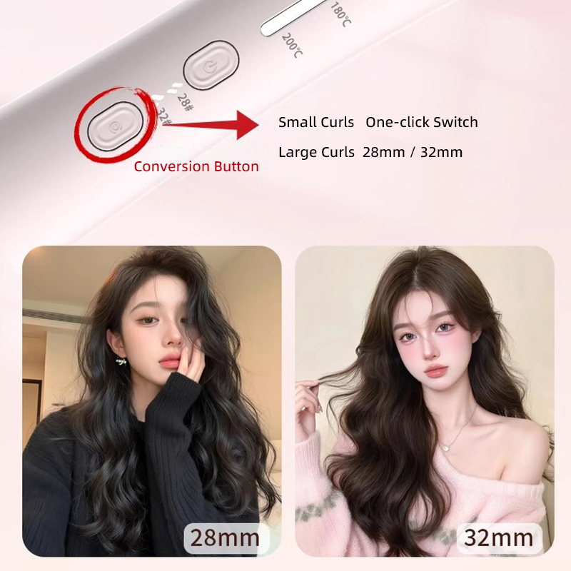 Professional Automatic Hair Curler 28mm/32mm with Essential Oil