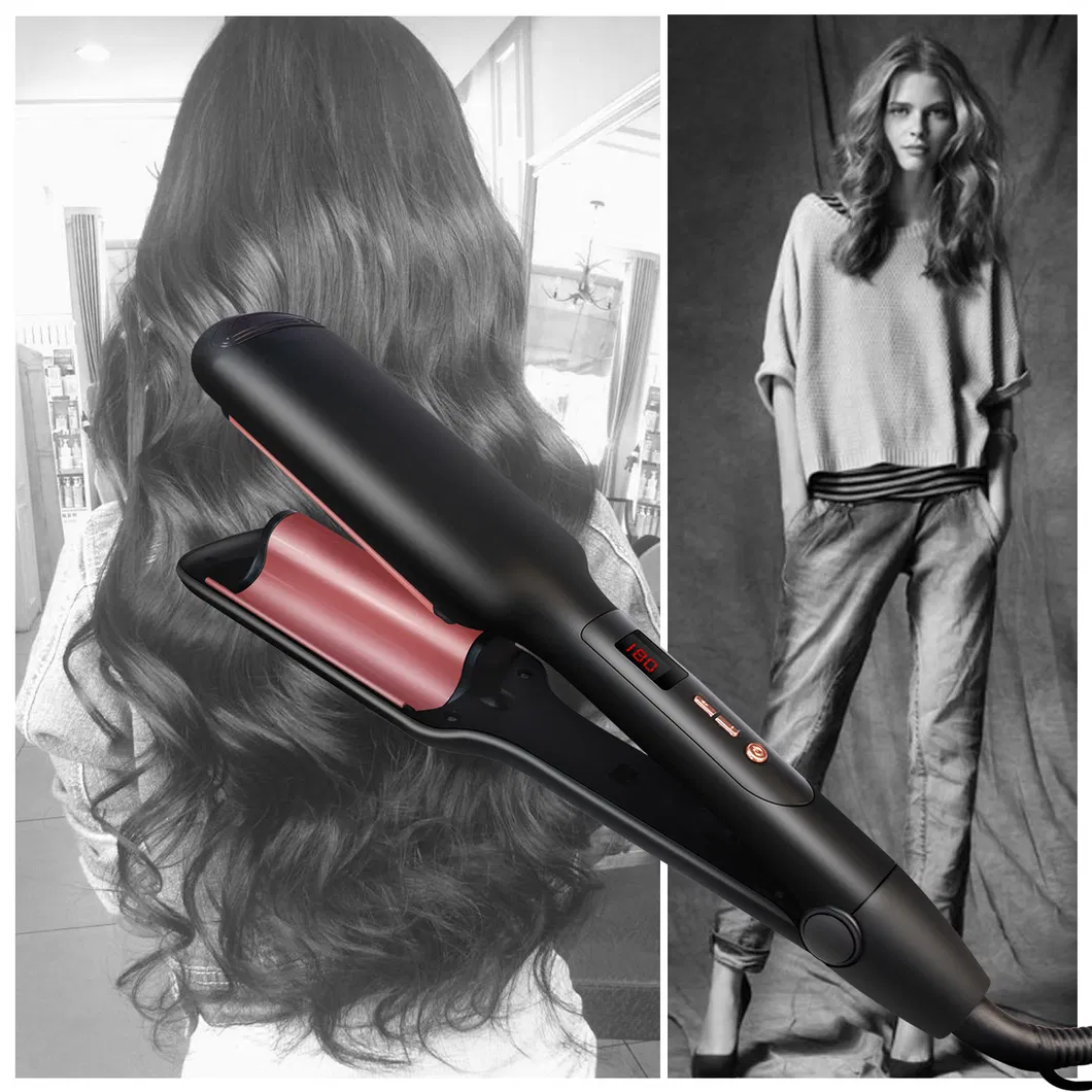 Professional Salon Wavy Hair Styler Tourmaline Hair Crimping Iron