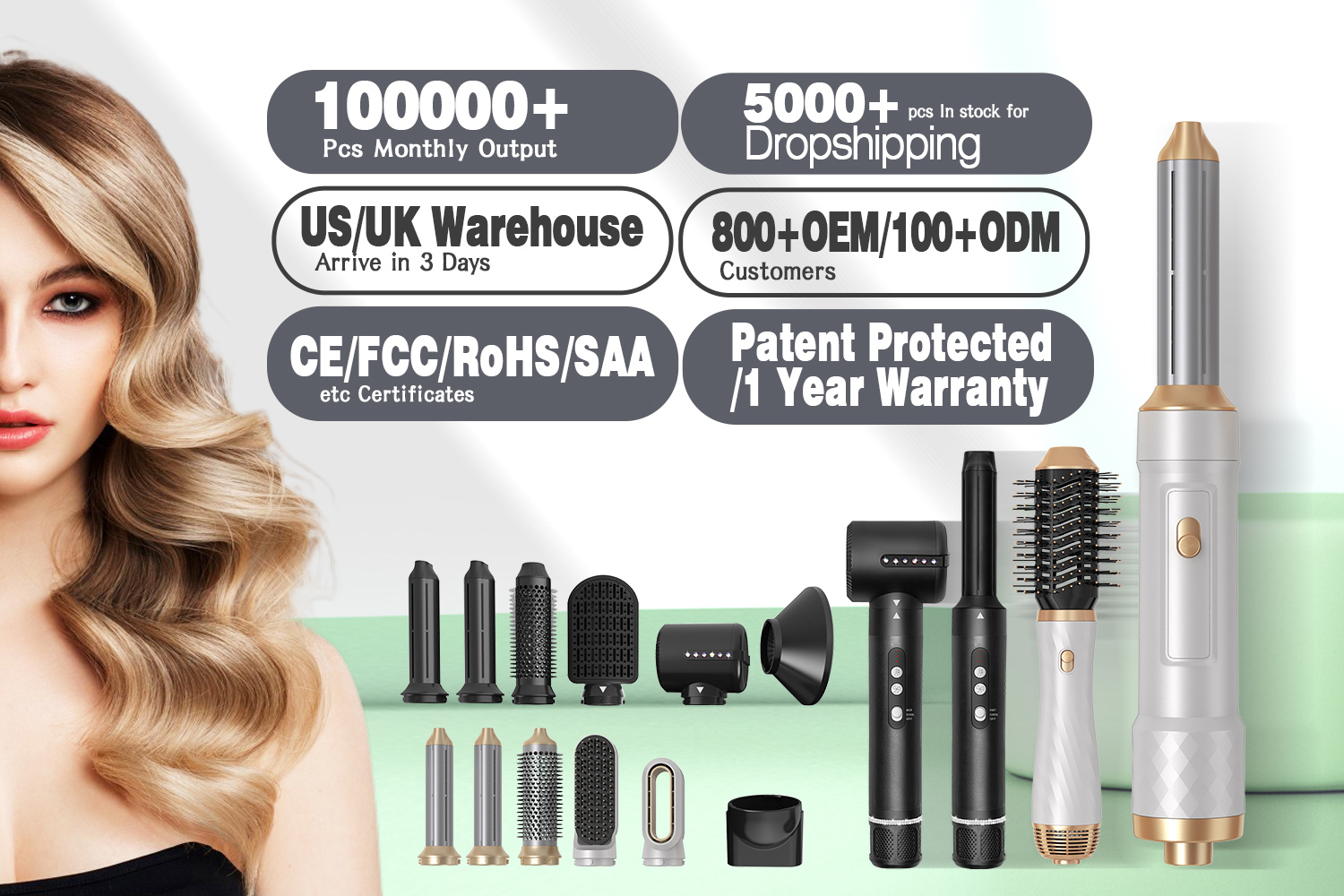 Steam Hair Straightener Main View