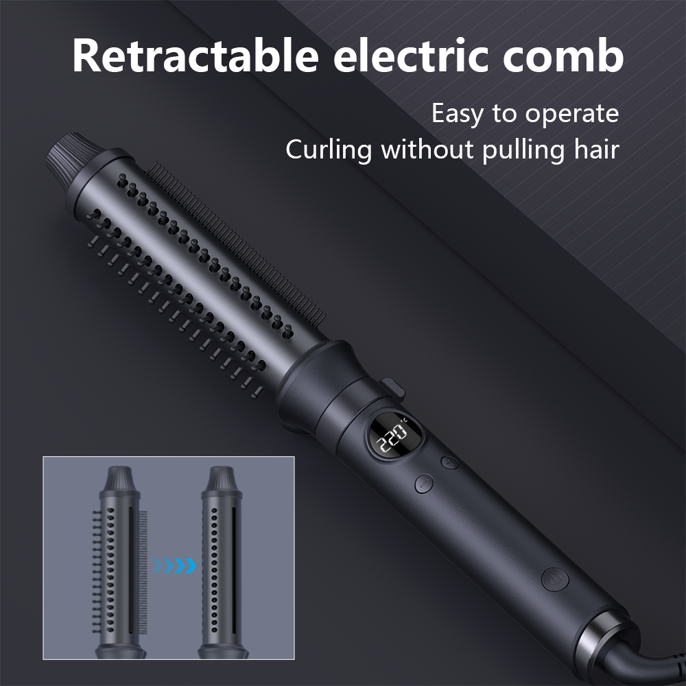 Zexi Smart Professional Hair Curler with 8 Heat Levels and 1.8m Swivel Cord for Daily Use