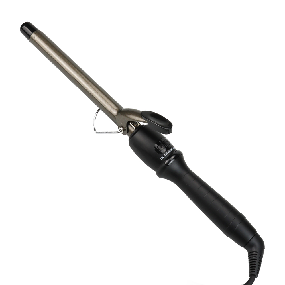 Professional 38mm Big Size Long Barrel Hair Curling Wand Aluminum Electric LED Display PTC Heating 80-230C Temperature Range