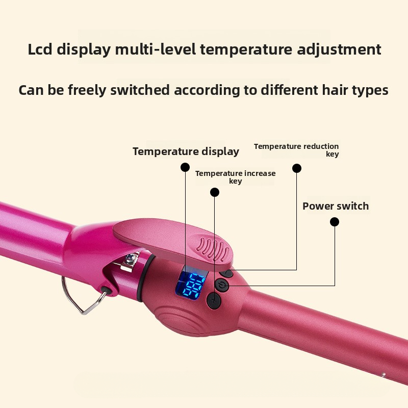 25mm Egg Roll Stick Electric Negative Ion Straightening Perm Wool Curling Iron Temperature Curling Irons