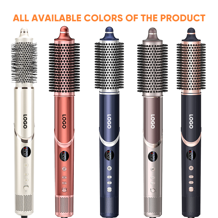 Salon Tools Hot Air Styler 8-in-1 Auto Rotating Curling Iron Brush Hair Dryer Ionic Fast Drying Multistyler Salon Multistylers