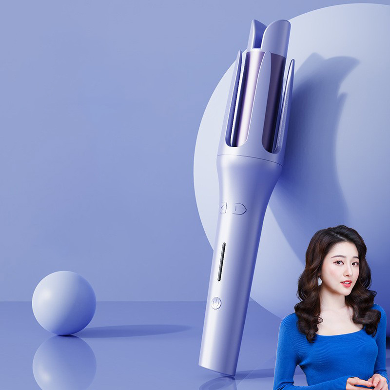 Smart Multi-Curl Styler - 3-Second Fast Heating Auto-Rotating Curling Iron for Salon Volume &amp; Spiral Curls at Home