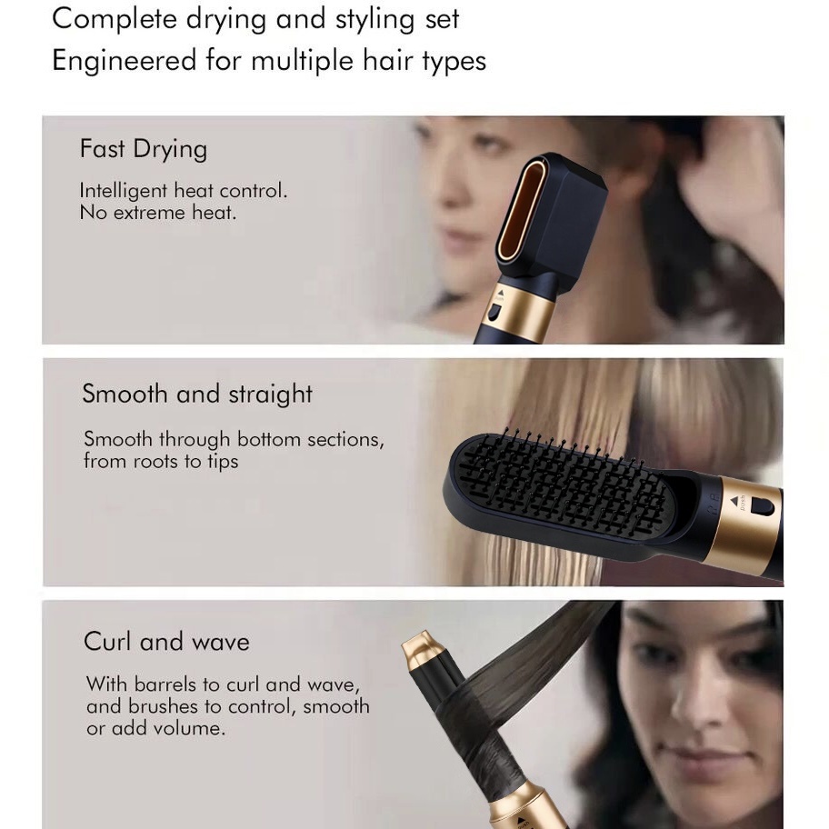 6 in 1 Hair styler detail 1