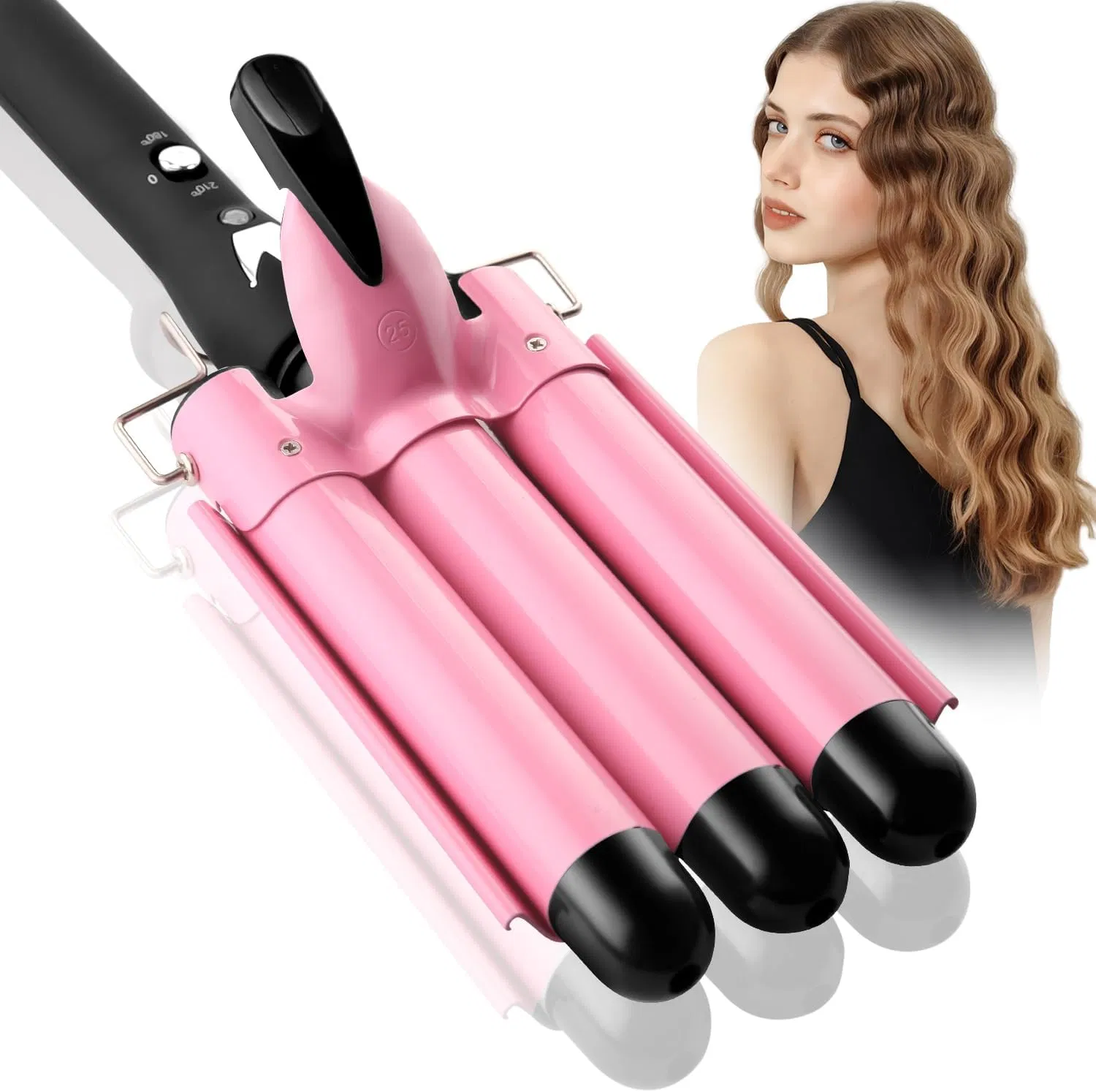 3 Barrel Curling Iron Hair Crimper