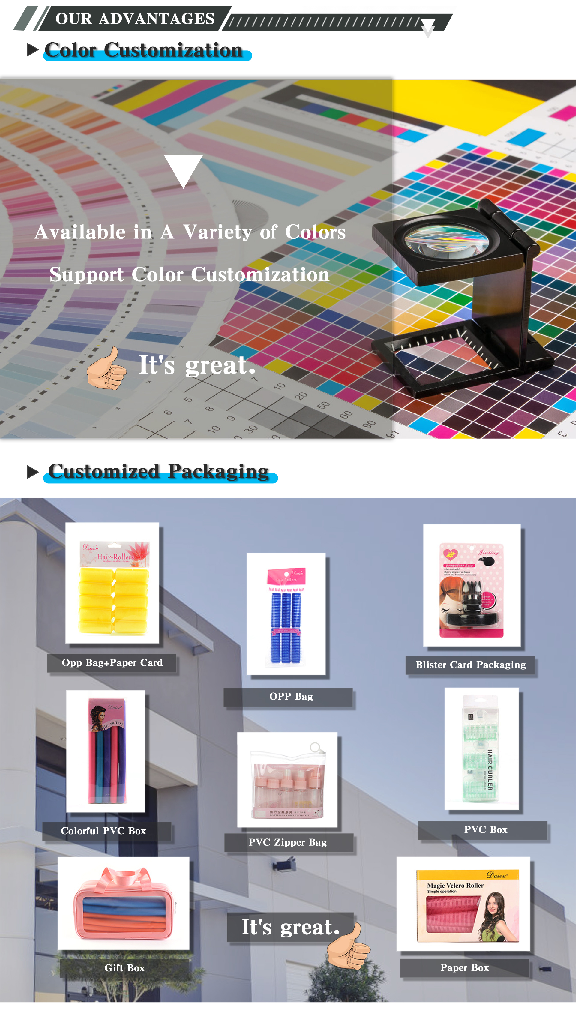 Our Advantages Infographic