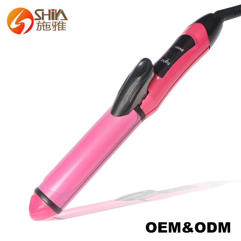 Pink Mini Tourmaline Ceramic Cheap Price 2 in 1 Hair Straightener and Curler