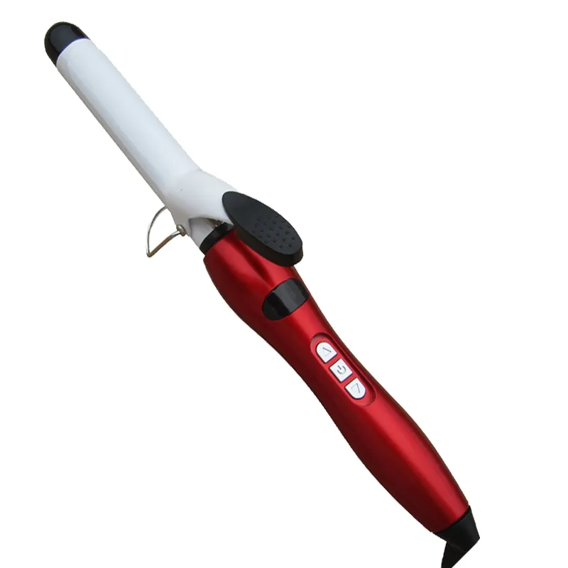 Dual Voltage Ce RoHS PSE Approval PTC Heater Type and Ceramic Digital LCD Hair Curling Iron Image 1