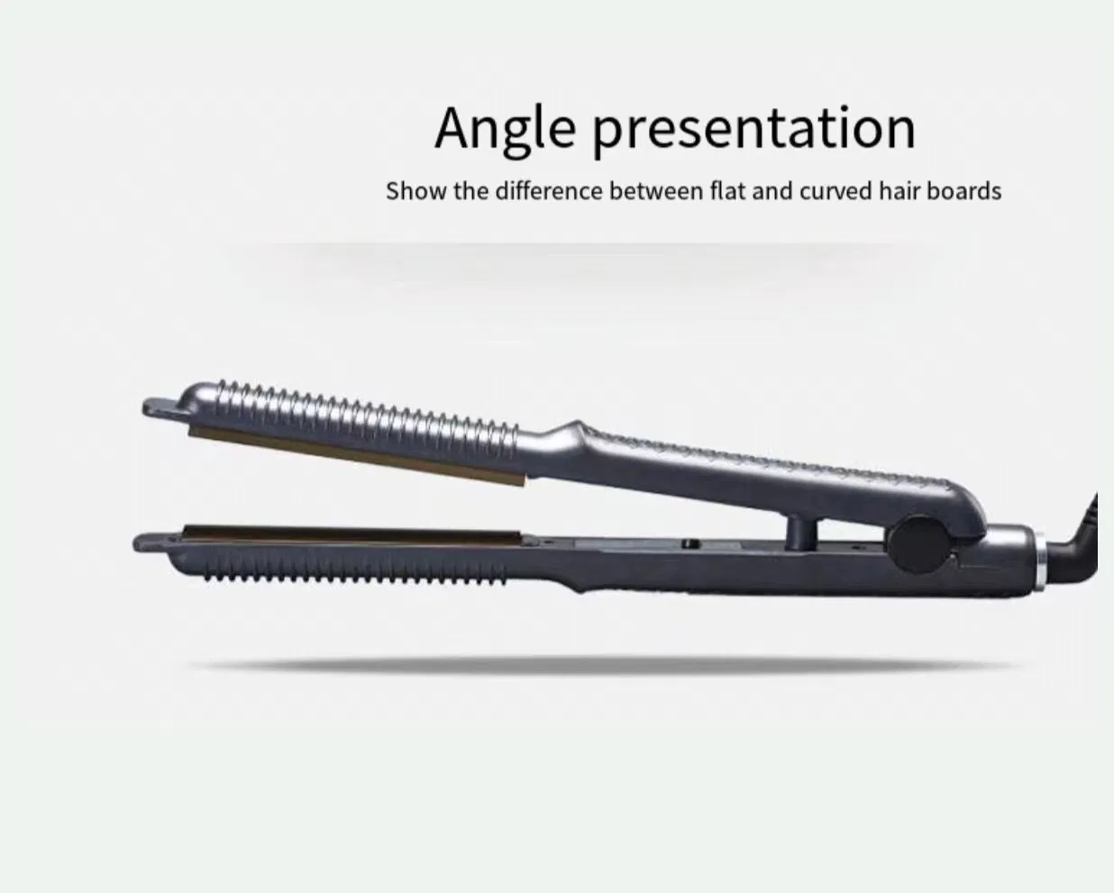 Professional Hair Styling Iron with Titanium Hair Straightening and Small Curler Iron
