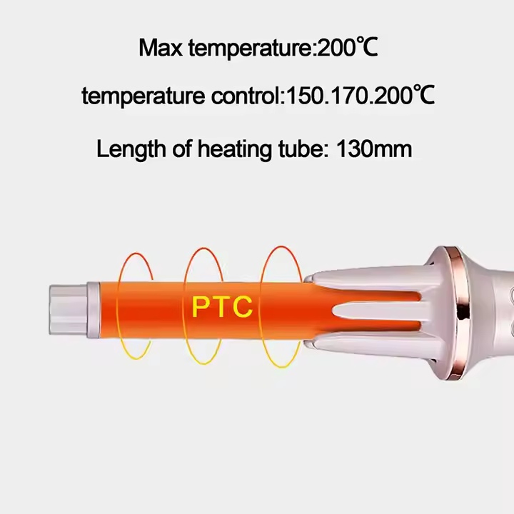 Hot Automatic Hair Curler Home Ceramic Tourmaline Coating Instant Heating Air Spin Curl Rotate Multi Adjustable 2 in 1 Self Grip