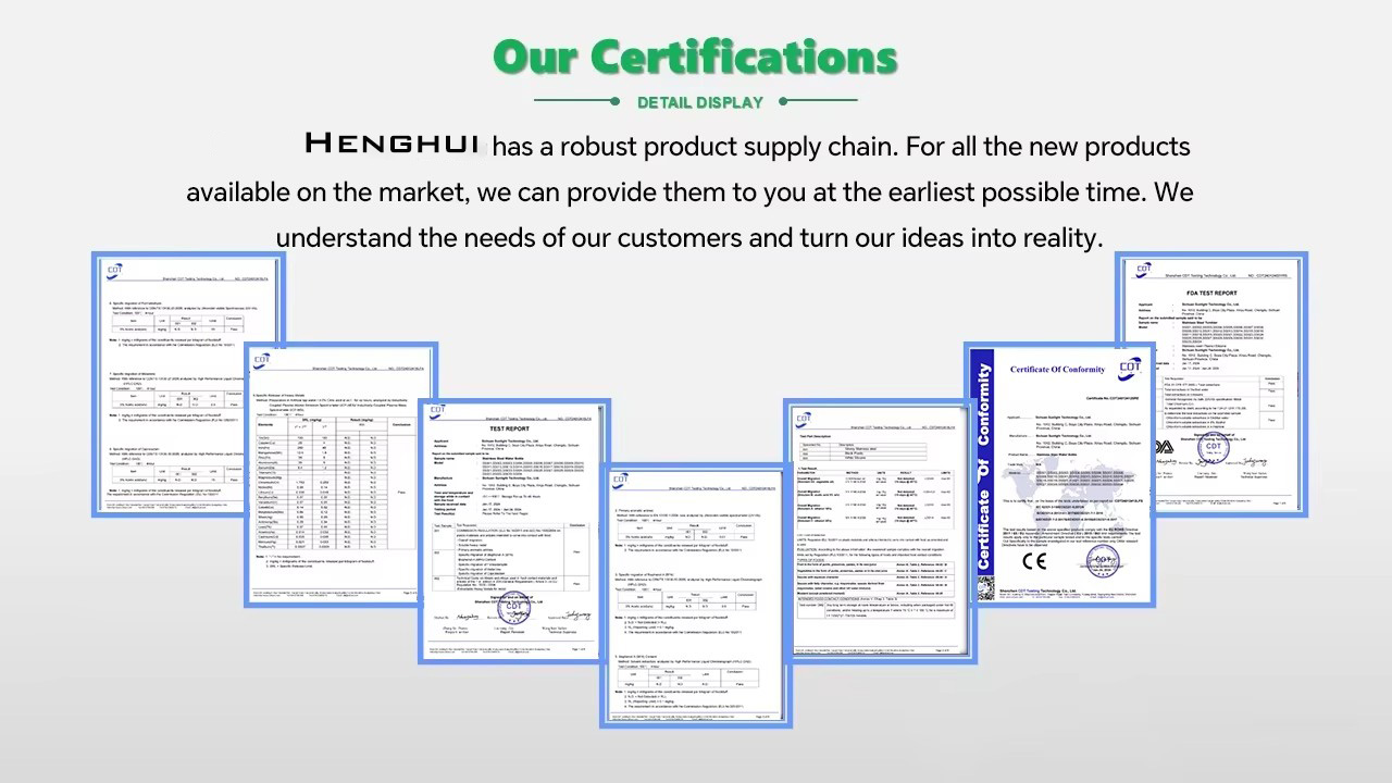 Certificates