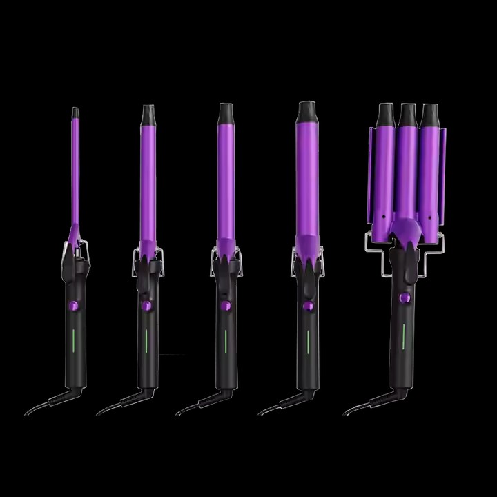 Professional 210&deg;C Degree Dual PTC Heater Long Tourmaline Ceramic Electric Curling Iron Big Barrel Curling Iron Hair Styler