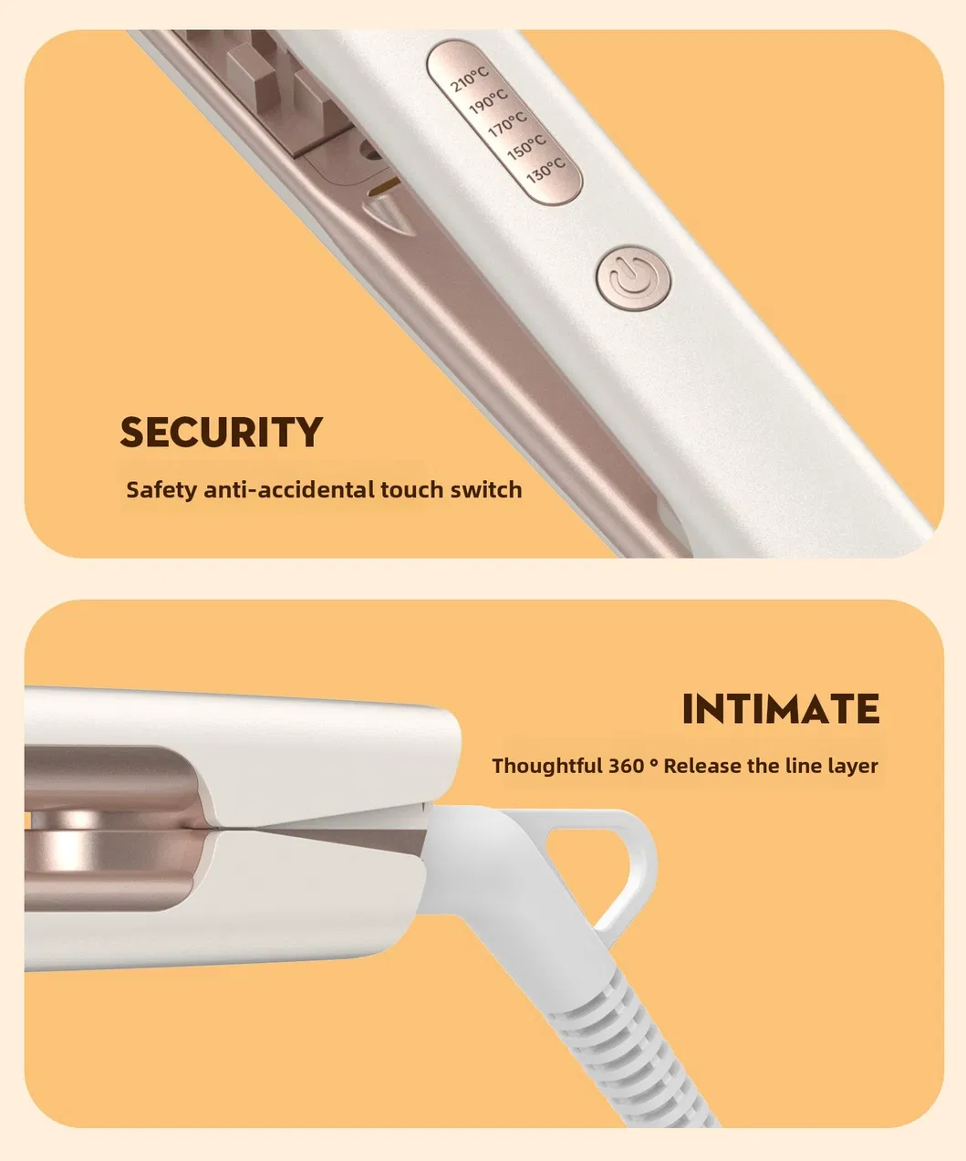 One Clip Is a Mini Plaid Splint High Skull Top Artifact Curling Iron