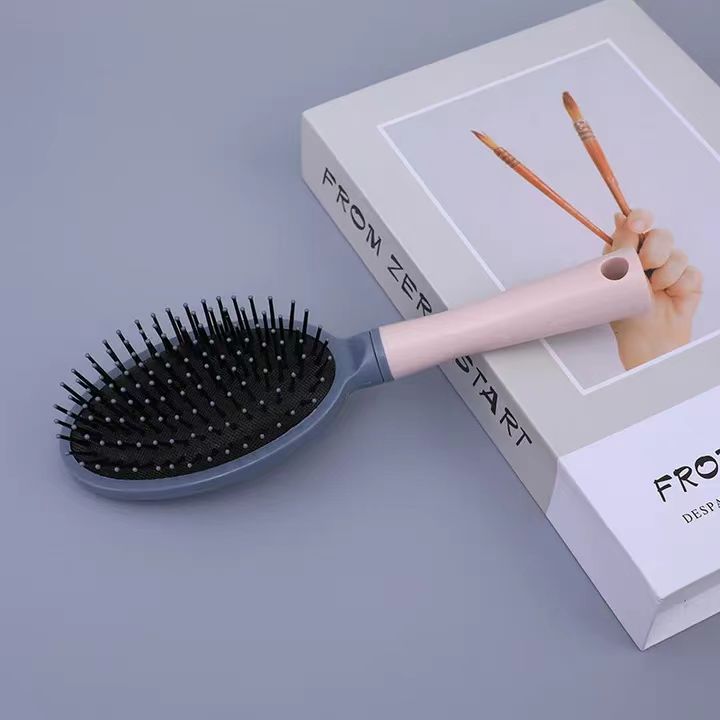 Hot Selling Custom Salon Hair Styling Tool Set 3pcs Nylon Hair Brush-Detangling Massage-Cushion Curly Hair Brush Set