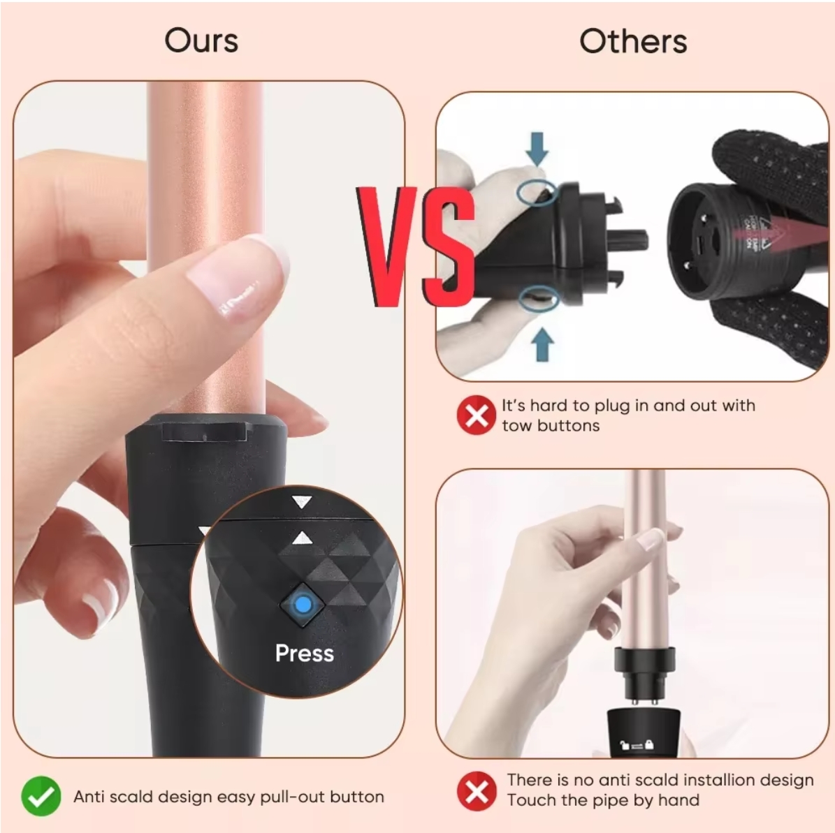 Curling Wand Set 9