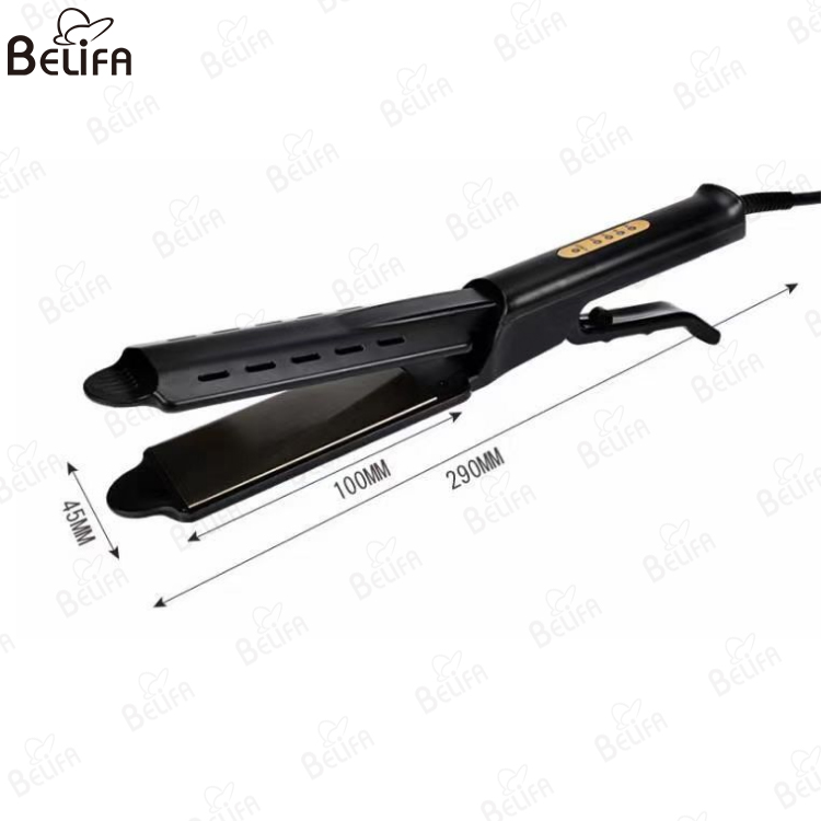 Hair Straightener Four-gear Temperature Adjustment Tourmaline Ionic Flat Iron Curling Iron Hair Curler for Women Hair