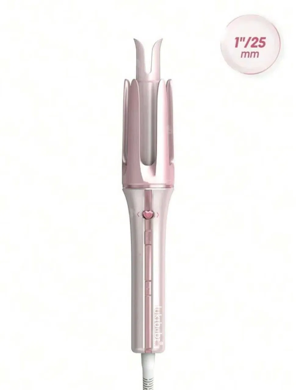 Sheglam Haircare Cupid's Charm One-Touch Instant Automatic Curler (25mm) - Baby Pink Hair Curler