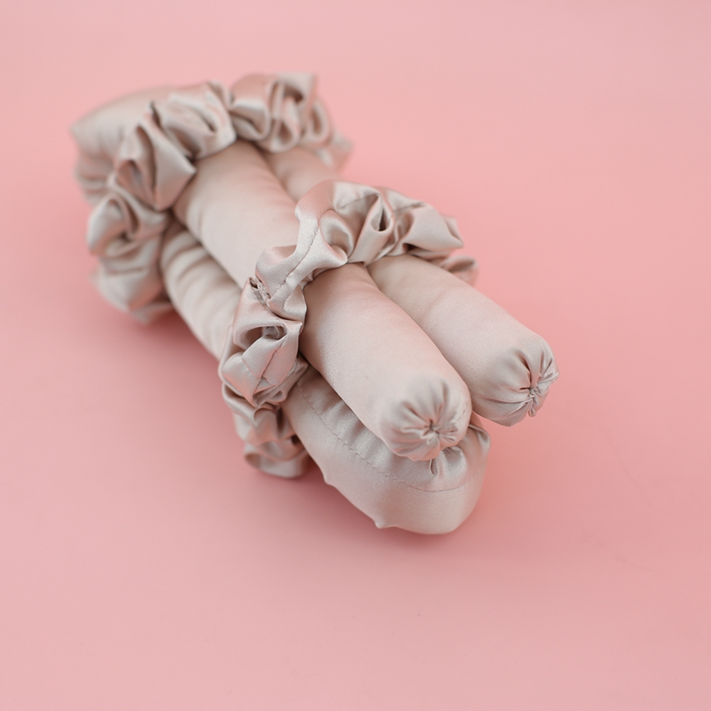 100% High Quality Satin No Heat Magic Heatless Hair Curlers Hair Roller Spiral Curls Styling Rollers Kit