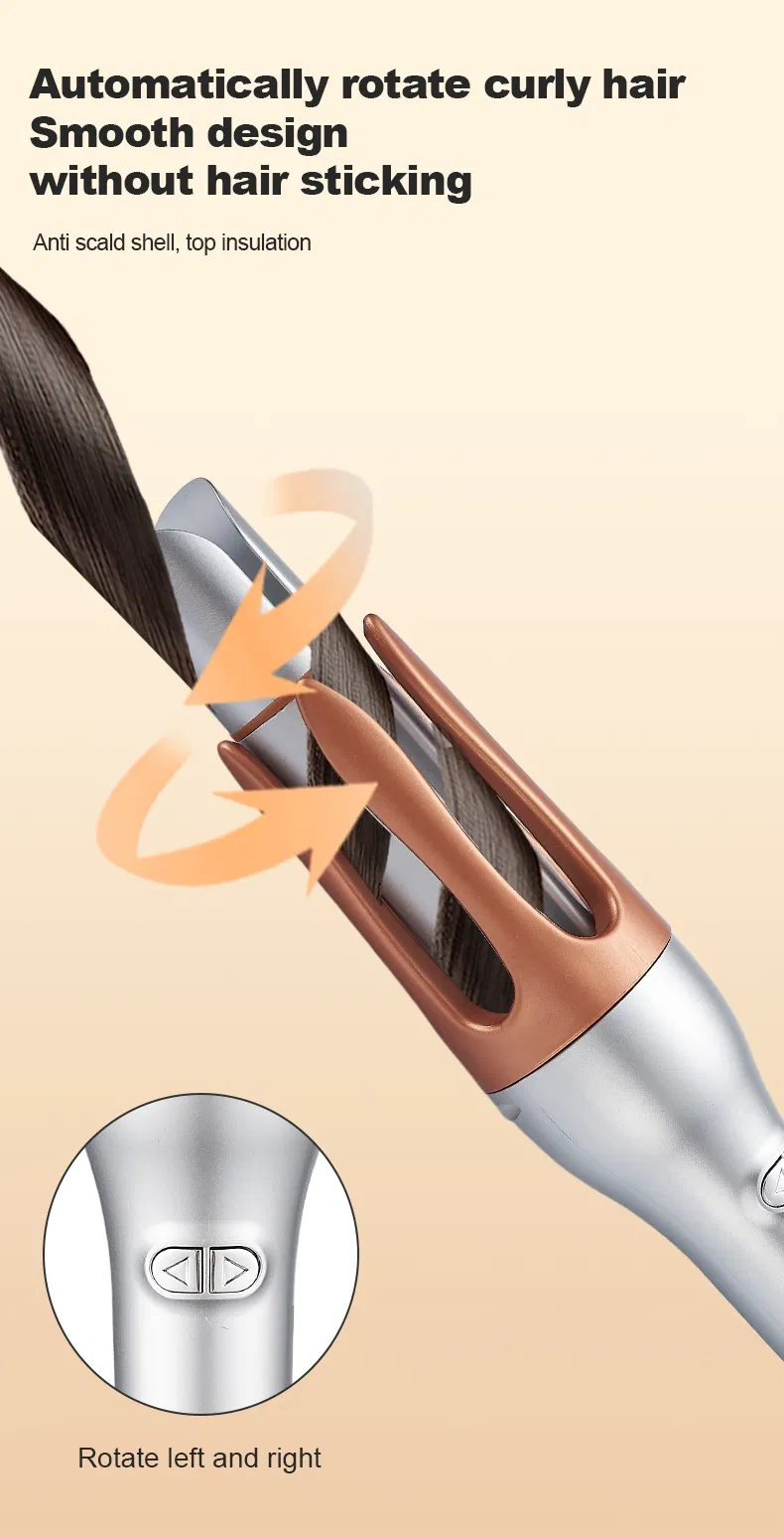 Three - Gear Temp Adjustable Automatic Hair Curler, High - Quality Ceramic Panel Curling Iron, Suitable for All Hair Types