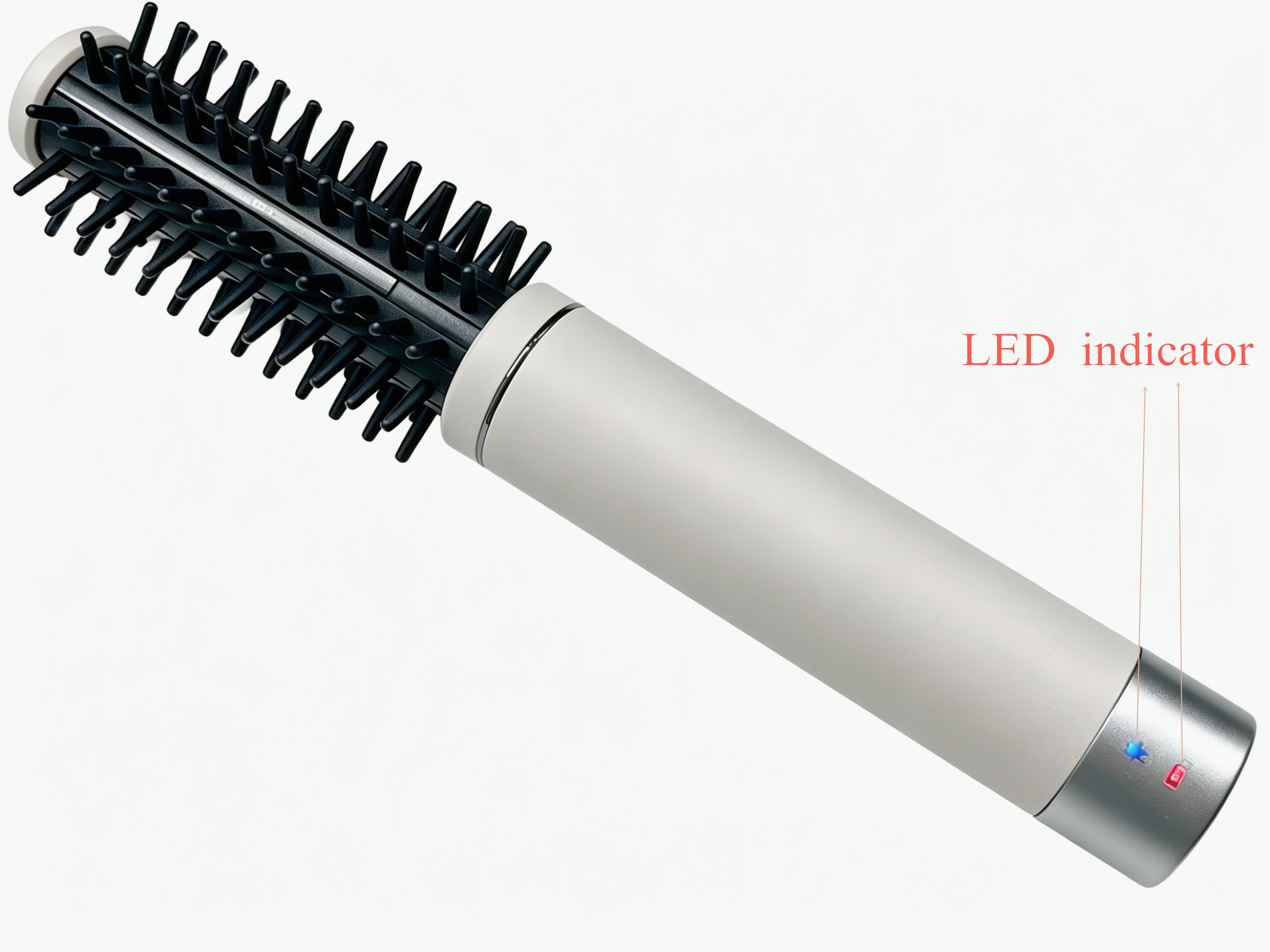 Custom Curling Iron USB Rechargeable Cordless Heated Brush Hair Curling Portable Electric Curling Iron Automatic