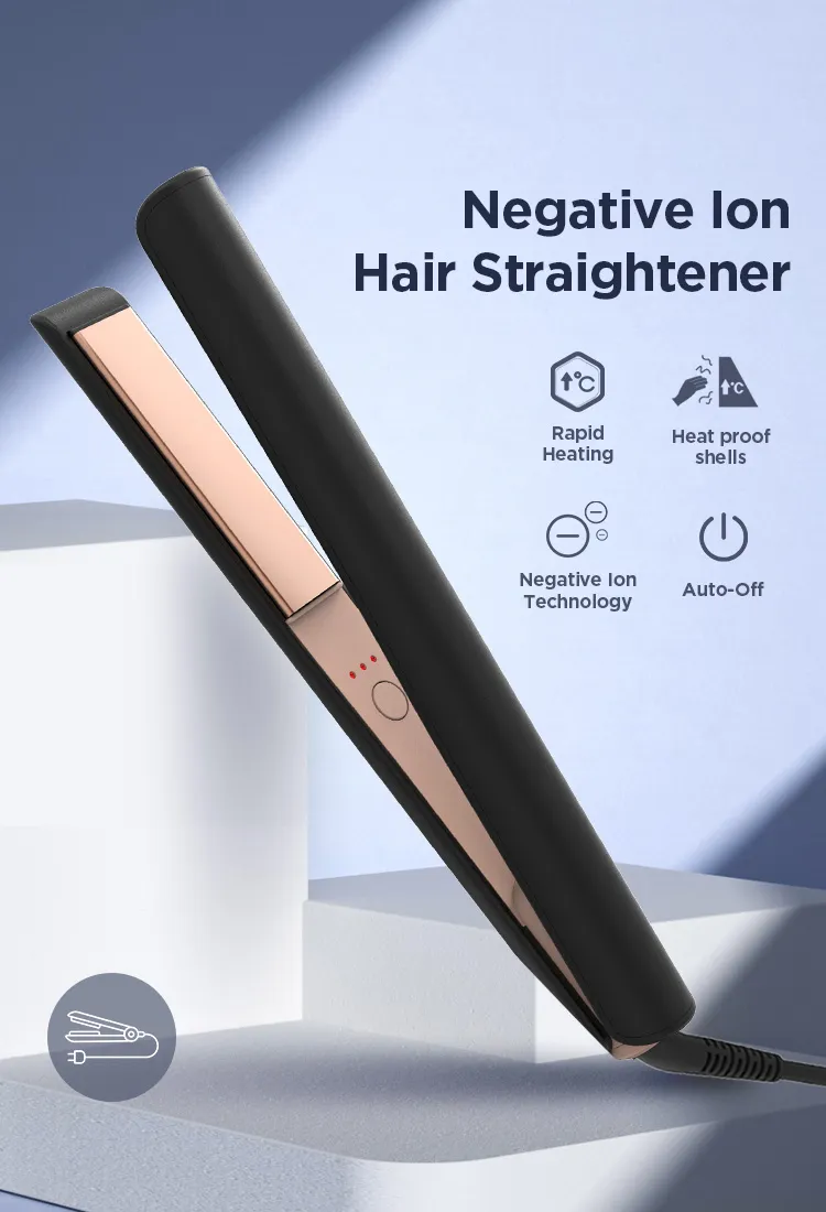 High Tech Ultrasonic Infrared Ceramic Titanium Straight Hair and Curling Iron
