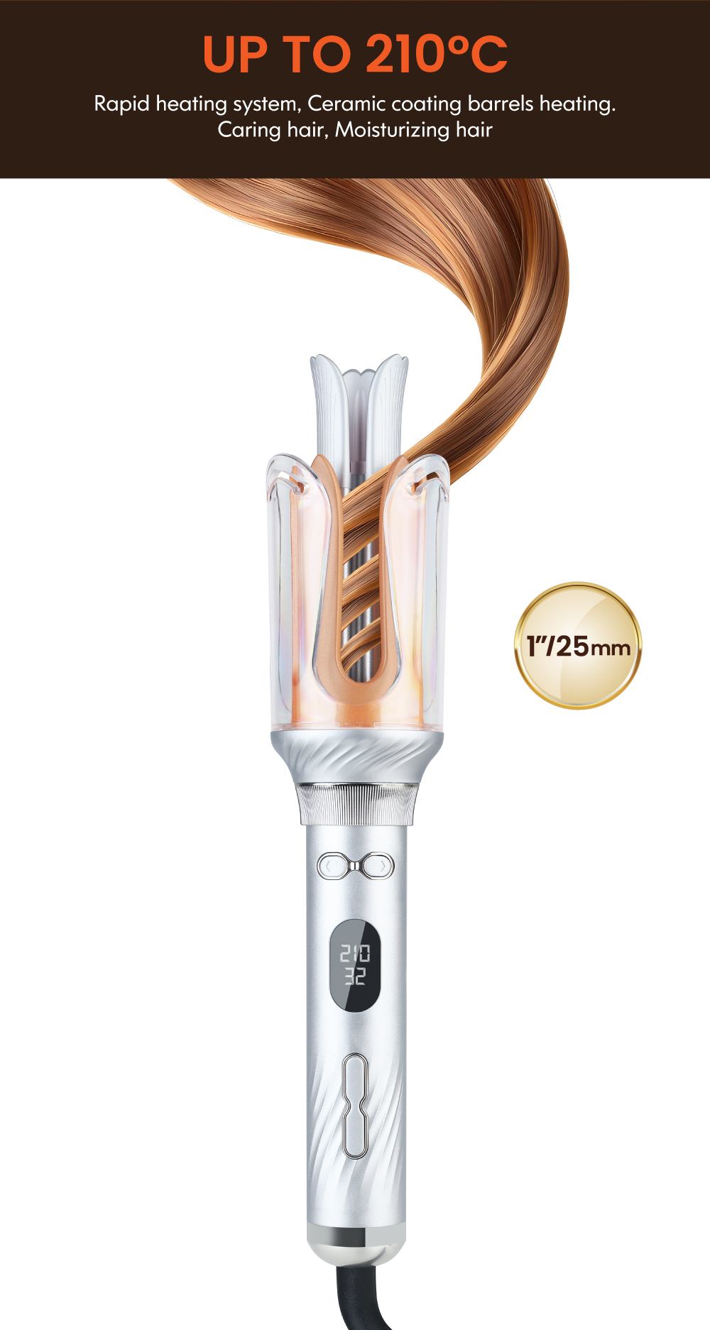 Automatic Curling Iron Detail 3