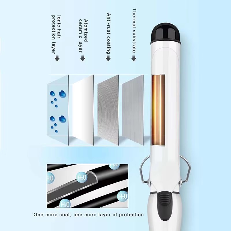 Professional Ceramic Curling Iron Fast Heating 25MM Curling Irons Korean Style Large WaveWand Curlers Hair Styling Tools